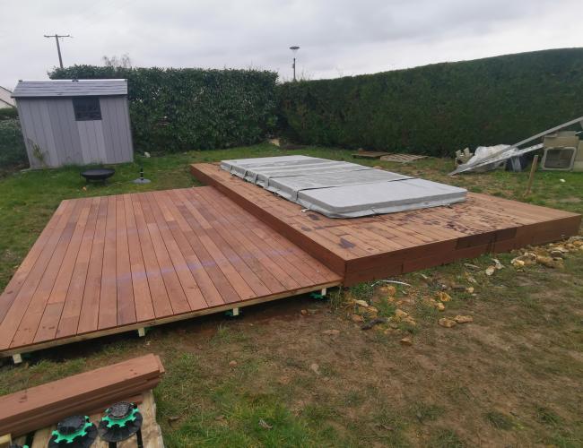 Construction terrasse en bois Meaux 77