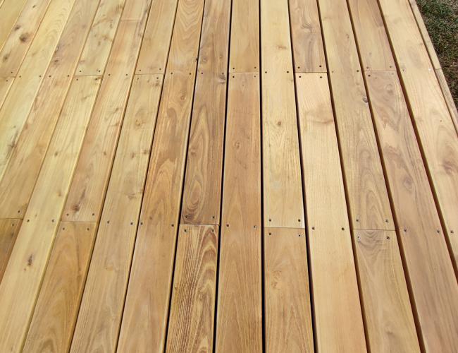 terrasse en bois Robinier faux acacia Bailly Romainvilliers 77