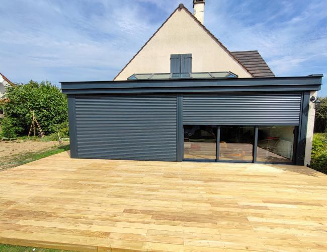 terrasse en bois Robinier faux acacia Bailly Romainvilliers 77