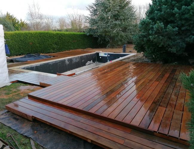 Terrasse en bois exotique Bussy Saint Georges (77)