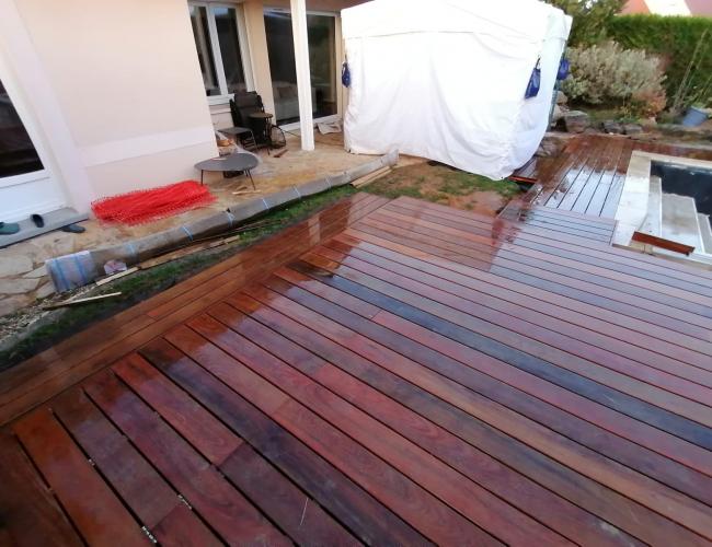 Terrasse en bois exotique Bussy Saint Georges (77)