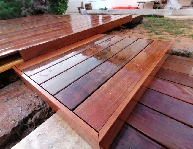 Terrasse en bois exotique Bussy Saint Georges (77)