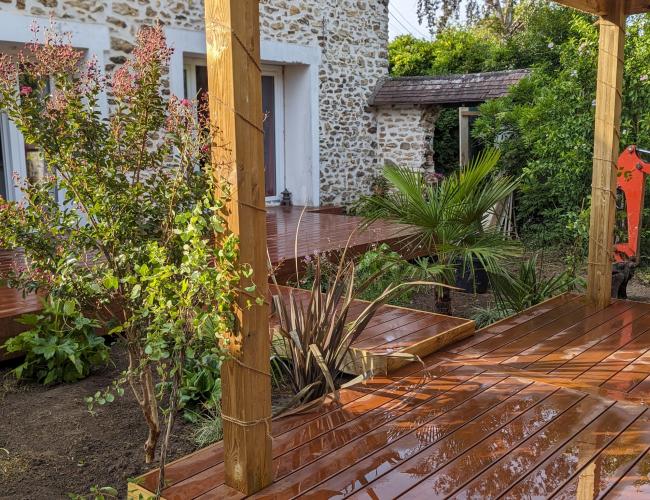 terrasse bois exotique seine et marne