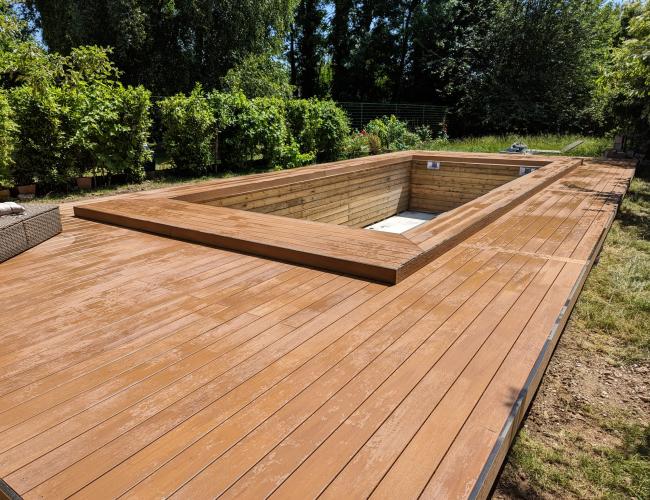 terrasse en bois composite Île de France