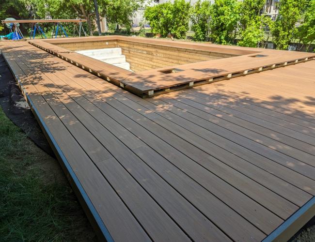 terrasse en bois composite Île de France