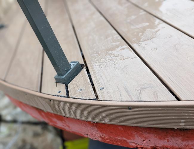 Réalisation d'une terrasse en bois composite UPM en Seine et Marne 77