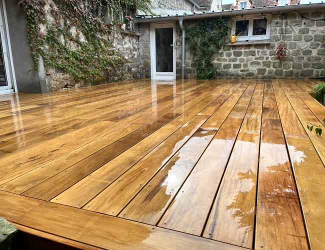 aménagement de terrasse en bois 